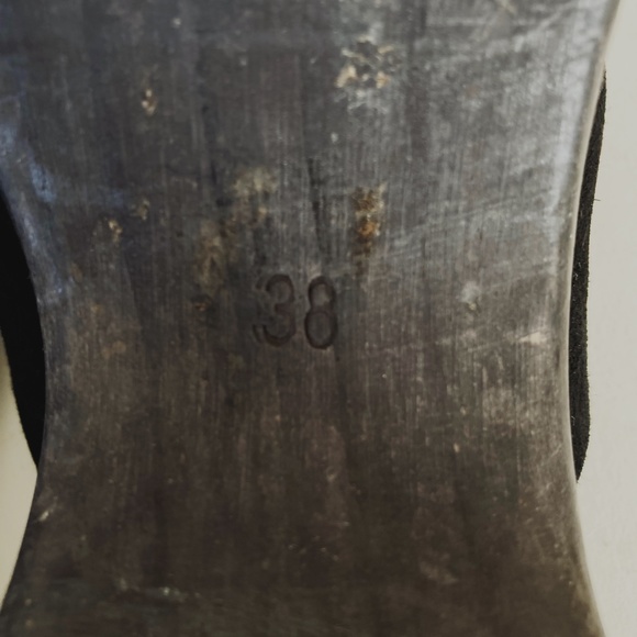 Authentic Black Suede Chanel Classic Clog 38 - Picture 10 of 10